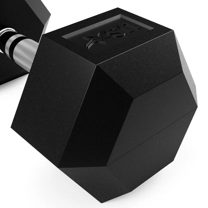 Troy Barbell USA Sports HD-R Rubber Encased 6-sided Dumbbell.