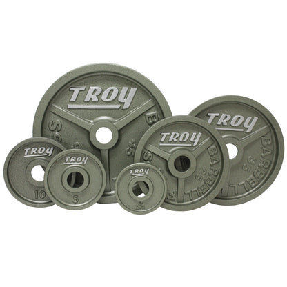 Troy HO High Grade Wide Flanged Olympic Plate Sets