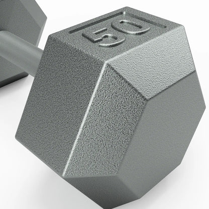 Troy Barbell USA Sports IHD Iron Hex IHD-050 Dumbbell 50 lb.