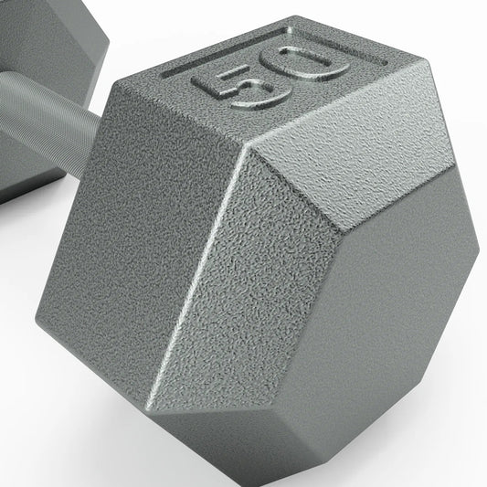 Troy Barbell USA Sports IHD Iron Hex IHD-050 Dumbbell 50 lb.
