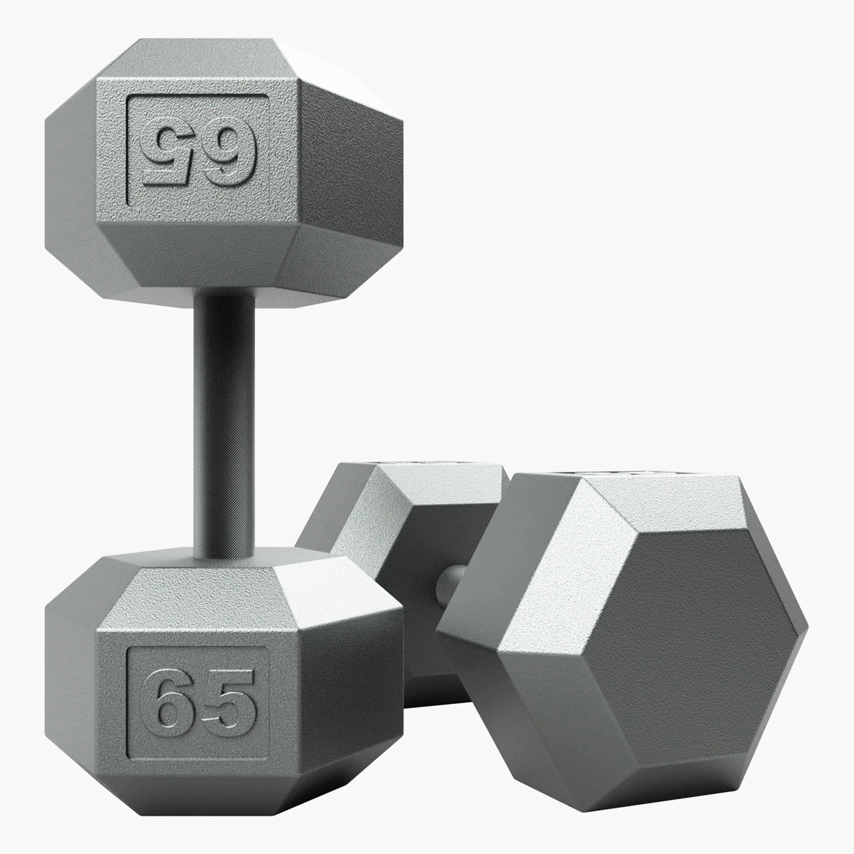 Troy Barbell USA Sports IHD Iron Hex IHD-065 Dumbbell 65 lb.
