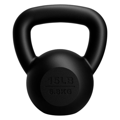 Troy Barbell VTX KB-G2 15 lb Cast Iron Kettlebell.