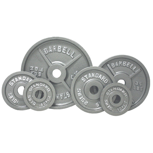 Troy USA Sports Gray Olympic Plate Set - 255LB