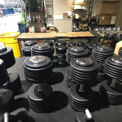 Troy Barbell PFD-C Pro Style Black Dumbbells 110-150lb Scratch & Dent