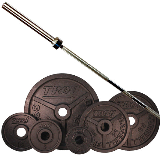 Troy PO Premium Wide Flanged Olympic Weight Sets