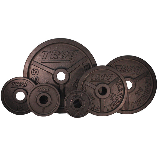 Troy PO Premium Wide Flanged Olympic Plate Sets