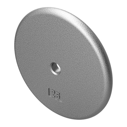 Troy Barbell USA Sports R-025 gray weight plate.