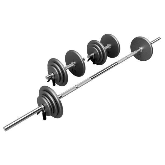Troy Barbell USA Sports RSS-110 Regular Bar Gray 110 LB Set.