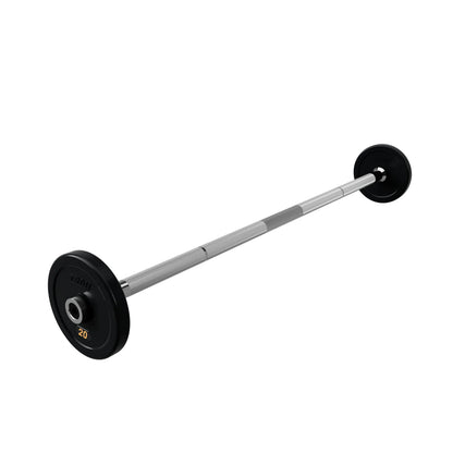 Troy Barbell RUFB 20LB Pro Style Straight Rubber Encased Barbell.