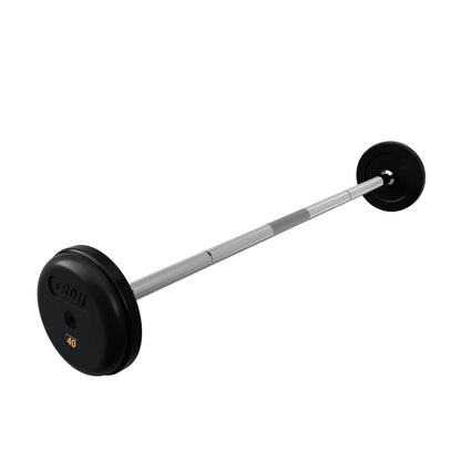 Troy Barbell RUFB 40LB Pro Style Straight Rubber Encased Barbell.