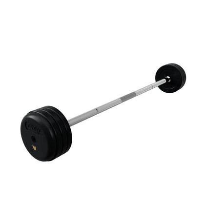 Troy Barbell RUFB 70LB Pro Style Straight Rubber Encased Barbell.