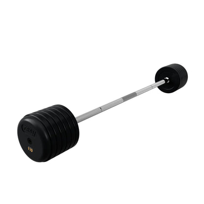 Troy Barbell RUFB 110LB Pro Style Straight Rubber Encased Barbell.