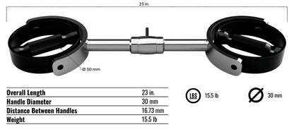 Troy Barbell VTX SBCB-23 SupraBar Cable Curl Bar Specifications.