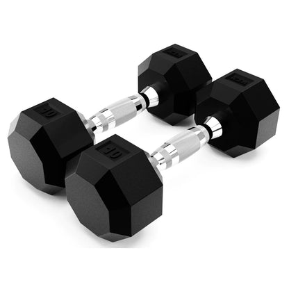 Troy Barbell VTX Troy SD-010U 10lb 8 Sided Urethane Encased Dumbbells.