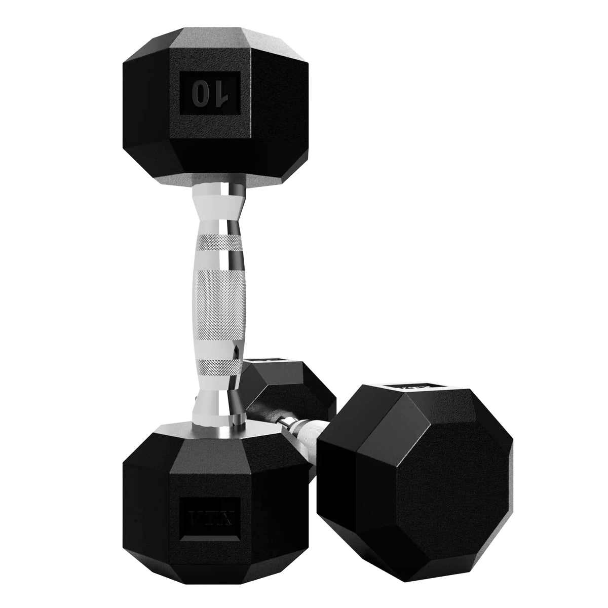 Troy Barbell VTX Troy SD-010U 10lb 8 Sided Urethane Encased Dumbbell pair.