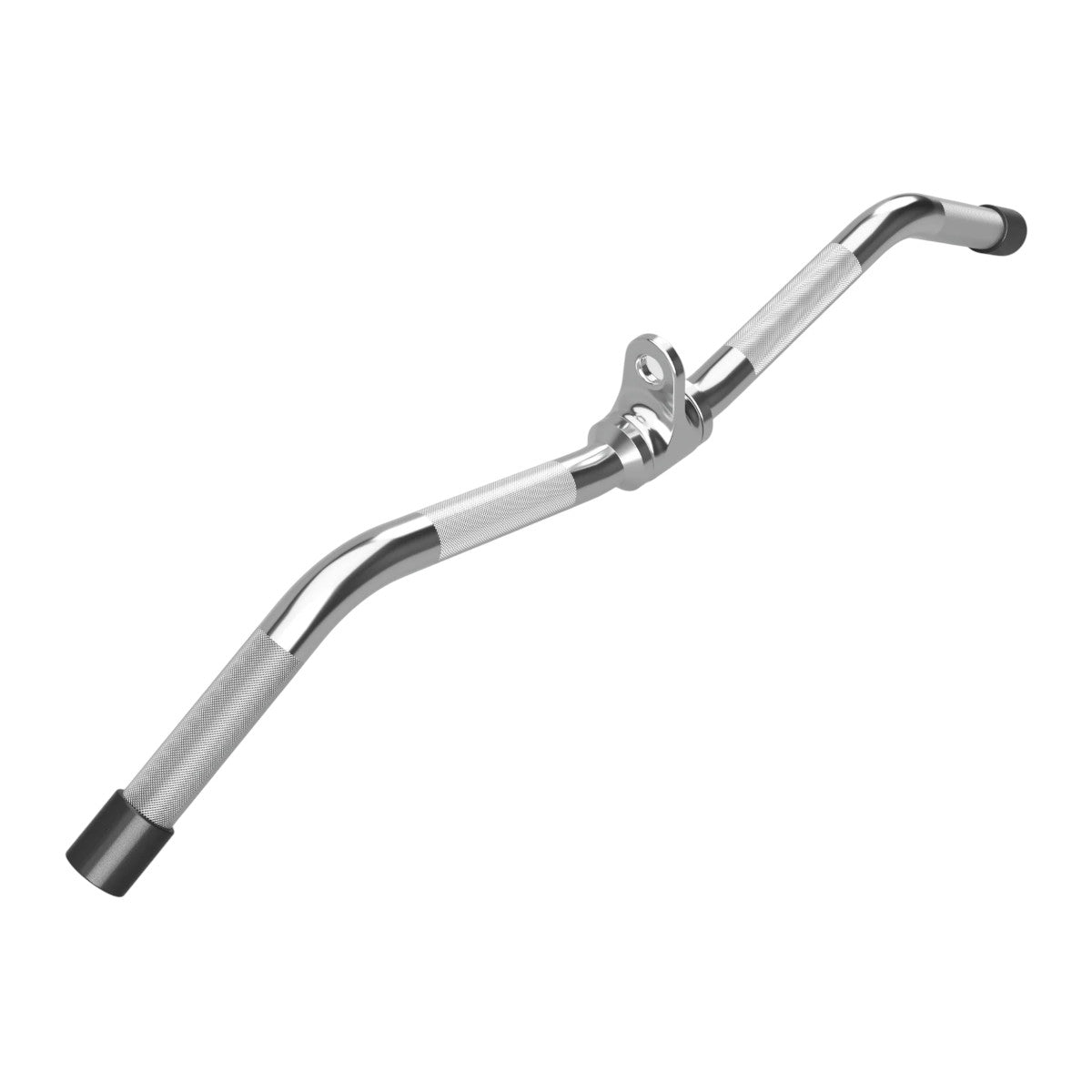 Troy Barbell TCB-28S Multi-Purpose Deluxe Curl Bar angled view.