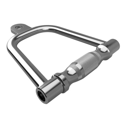 Troy Barbell VTX TCCH-D Heavy Duty Single Cable Handle angled view.