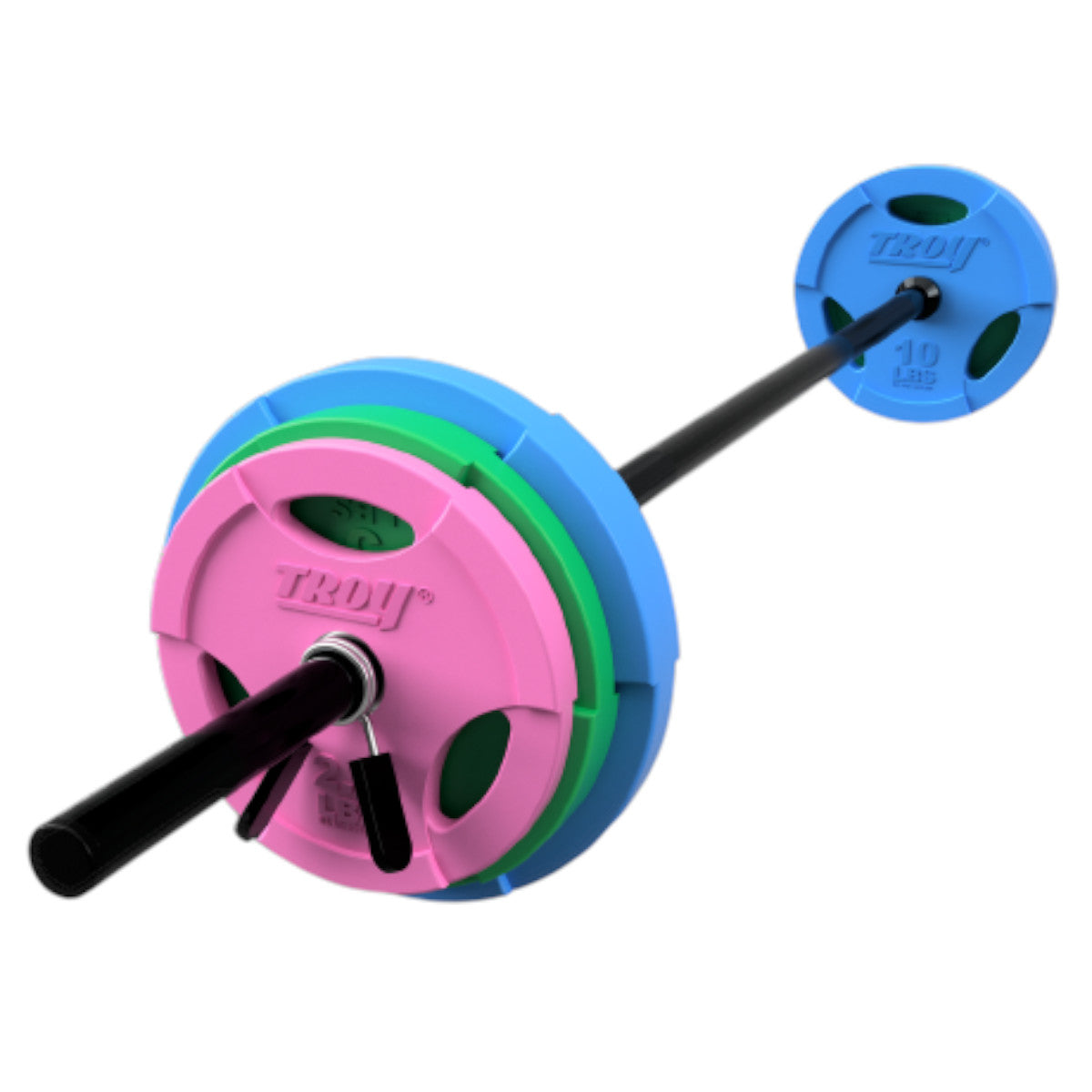 Troy Barbell TLW-40GC Color Workout Set.