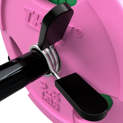 Troy Barbell TRZC collar plate view.