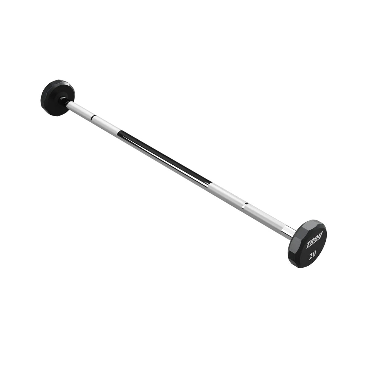 Troy Barbell TSB-020U 12 Sided Straight Urethane Barbell 20 lb.