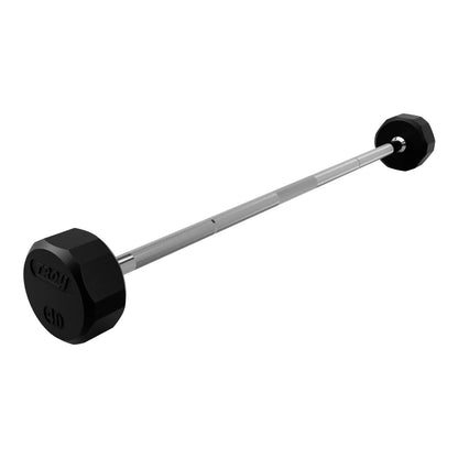 Troy Barbell 12 Sided Straight Rubber Encased Barbell 40 lb.