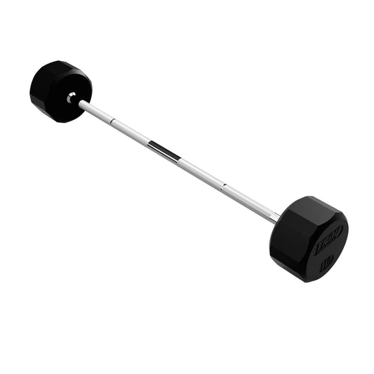 Troy Barbell 12 Sided Straight Rubber Encased Barbell 110 lb.