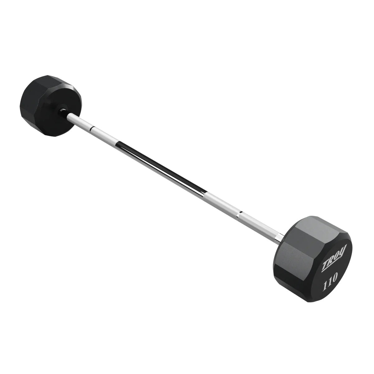 Troy Barbell TSB-110U 12 Sided Straight Urethane Barbell 110 lb.