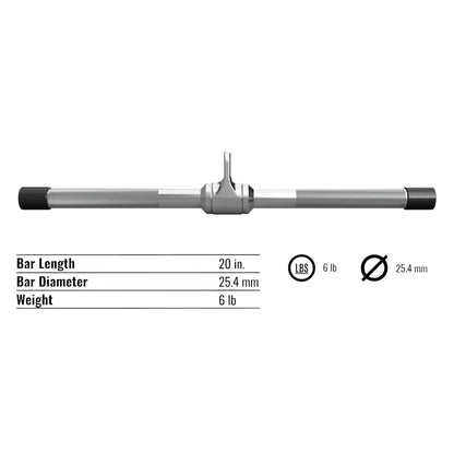 Troy Barbell USA Sports TSB-20S 20" Multi-Purpose Deluxe Straight Bar specifications.