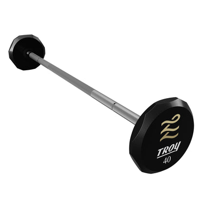 Troy Barbell TSB-040U 12 Sided Straight Urethane Barbell 40 lb with logo 4.