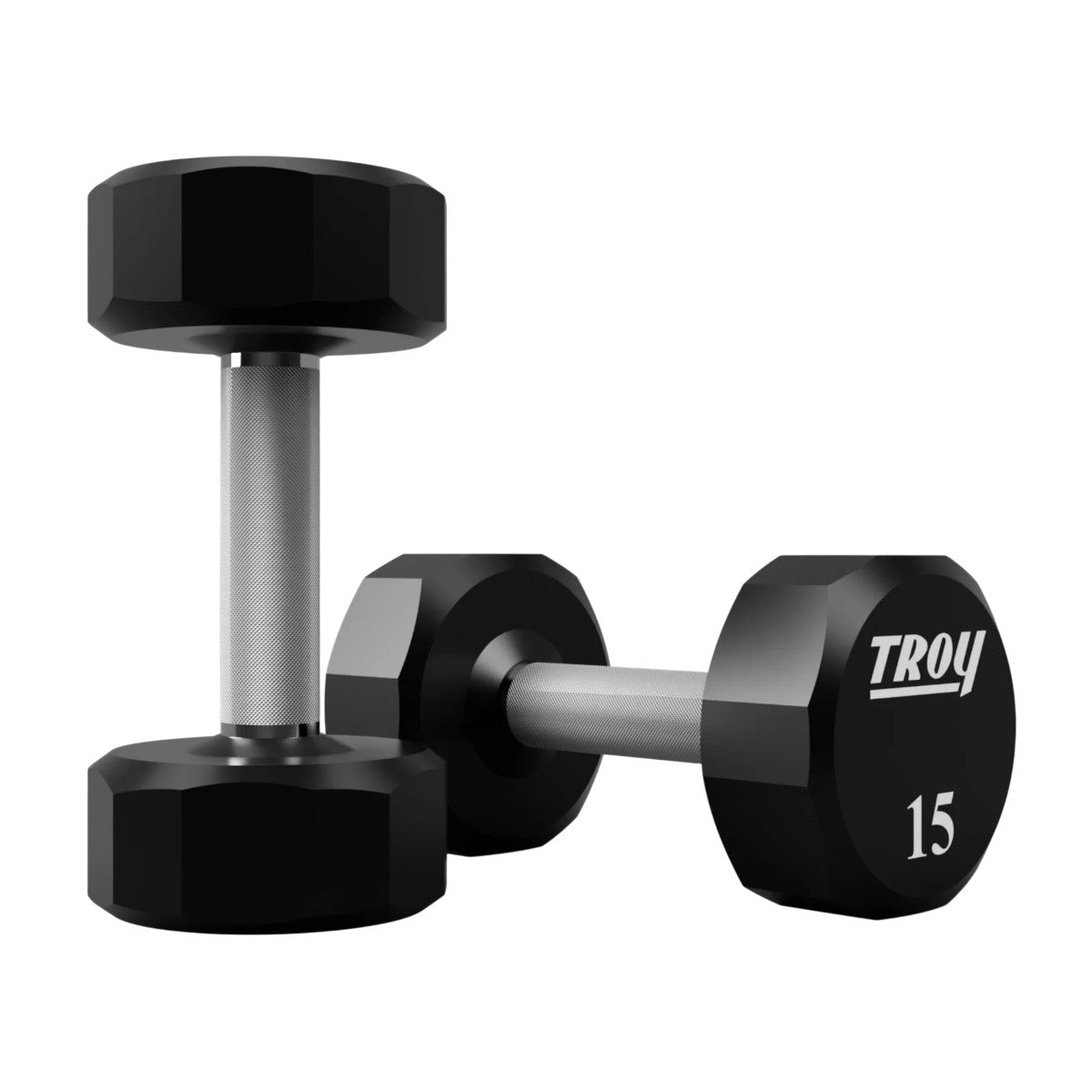 Troy Barbell TSD-015U Urethane Encased Dumbbells.