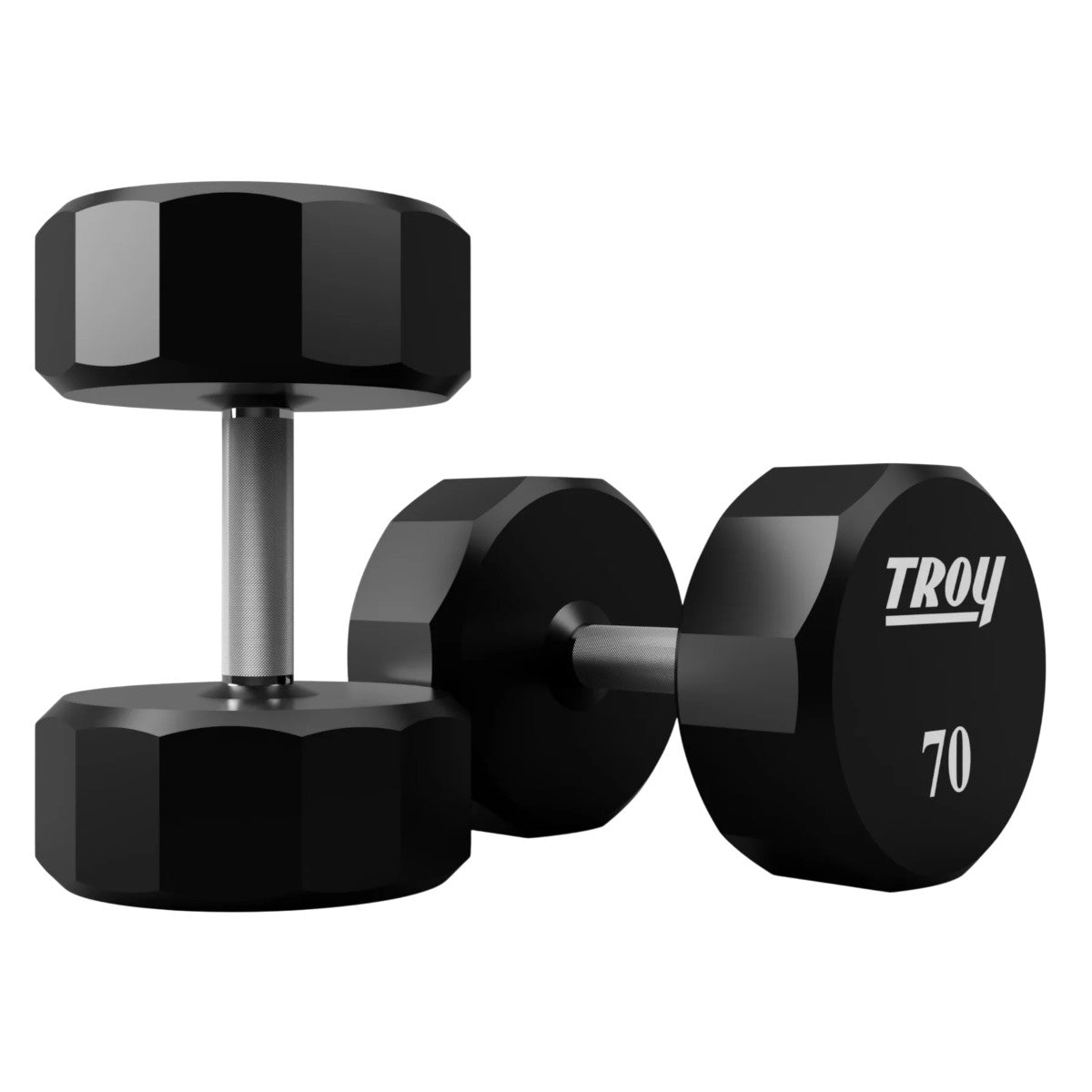 Troy Barbell TSD-070U Urethane Encased Dumbbells.