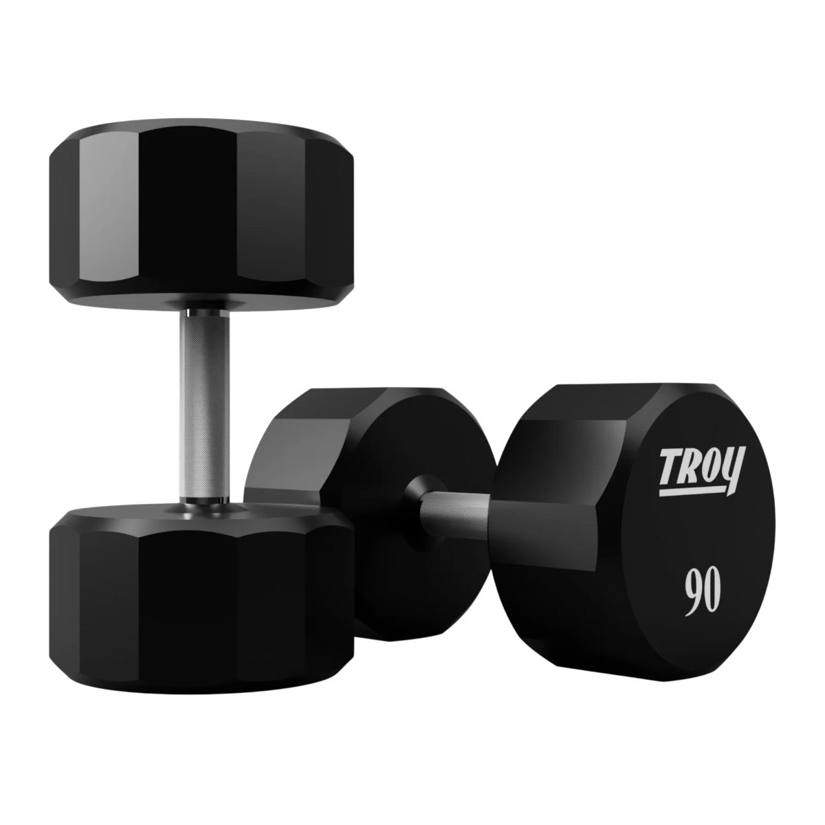 Troy Barbell TSD-090U Urethane Encased Dumbbells.