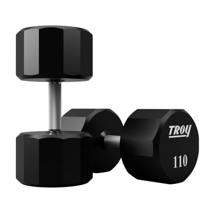 Troy Barbell TSD-110U Urethane Encased Dumbbells.