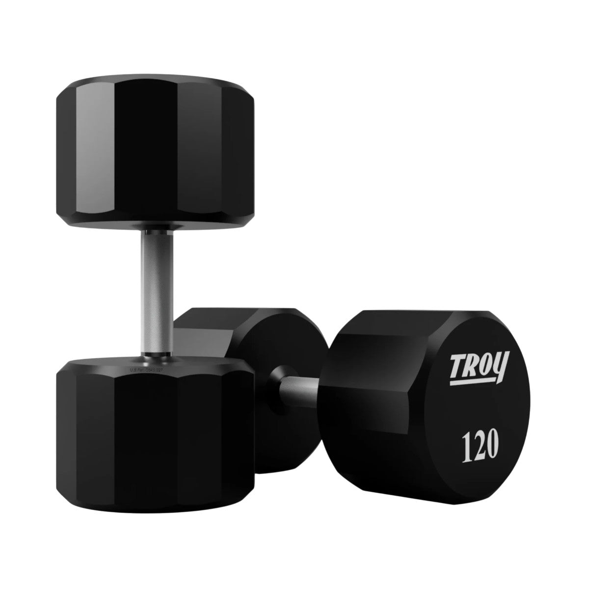 Troy Barbell TSD-120U Urethane Encased Dumbbells.