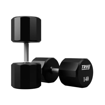 Troy Barbell TSD-140U Urethane Encased Dumbbells.