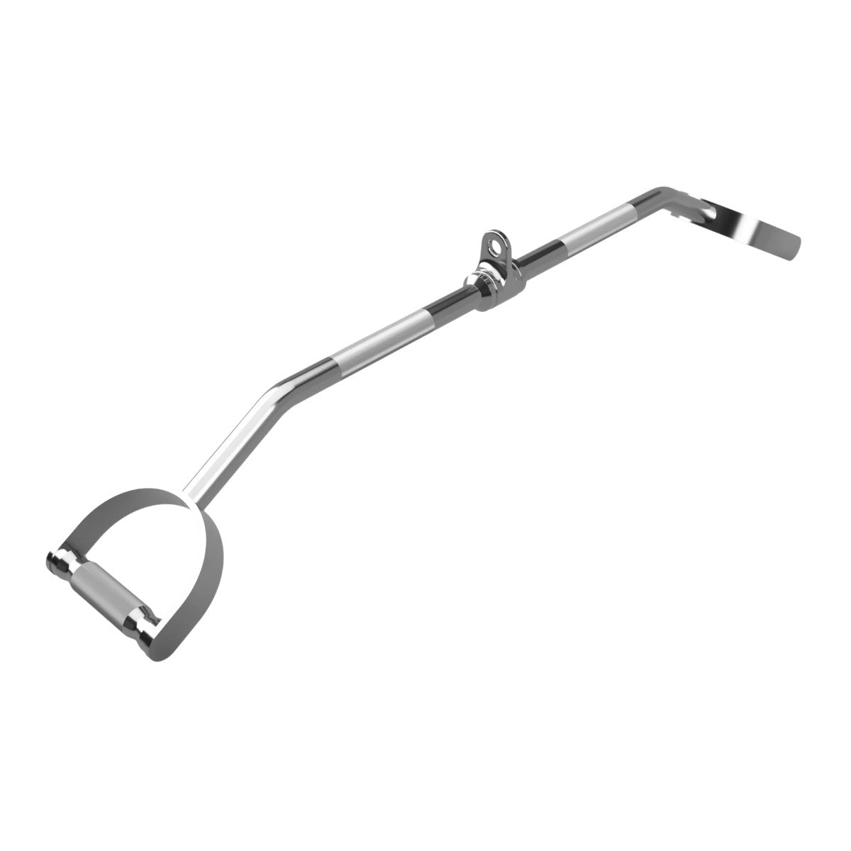 Troy Barbell USA Sports TSPLB-34S 34" Cambered Pro Style Lat Bar side angle.