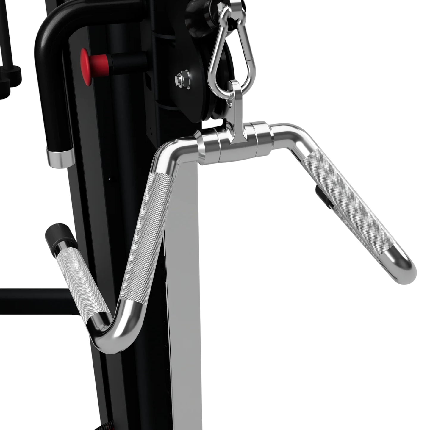 Troy Barbell TXB Multi-Exercise Bar attached to functional trainer.