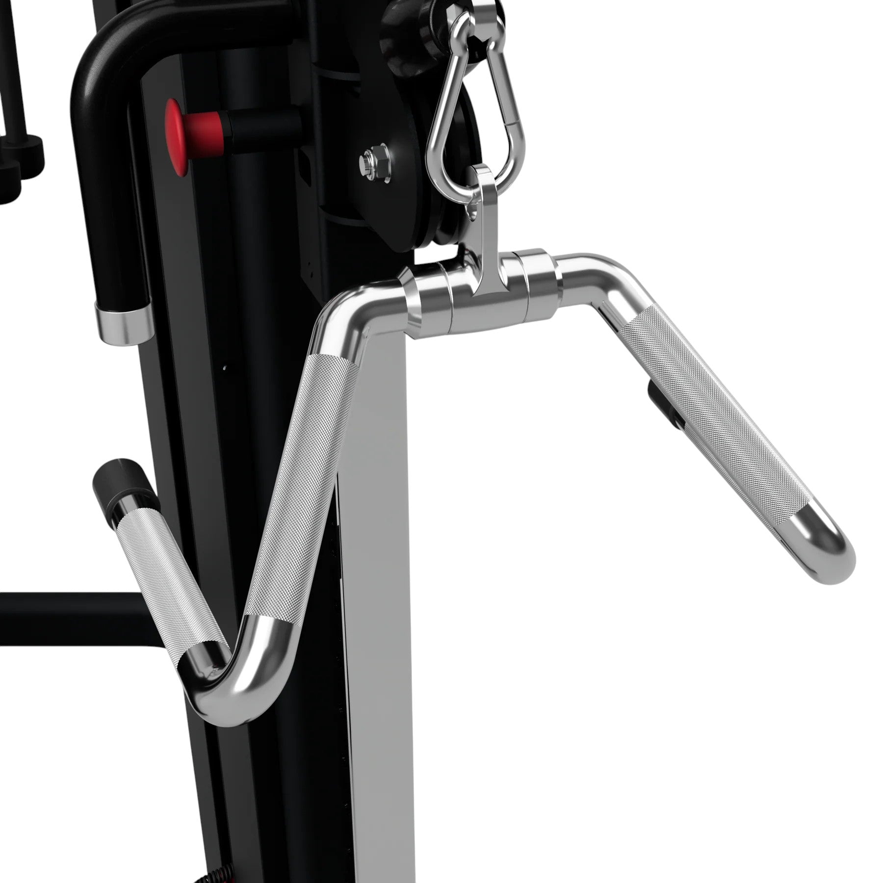 Troy Barbell TXB Multi-Exercise Bar attached to functional trainer.