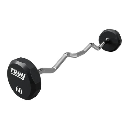 Troy Barbell TZB-U 12 Sided EZ Curl Urethane Barbell 60 lb.