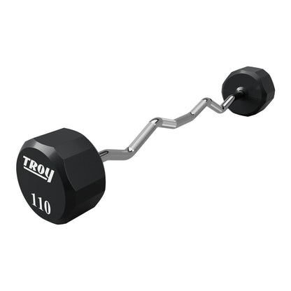 Troy Barbell TZB-U 12 Sided EZ Curl Urethane Barbell 110 lb.
