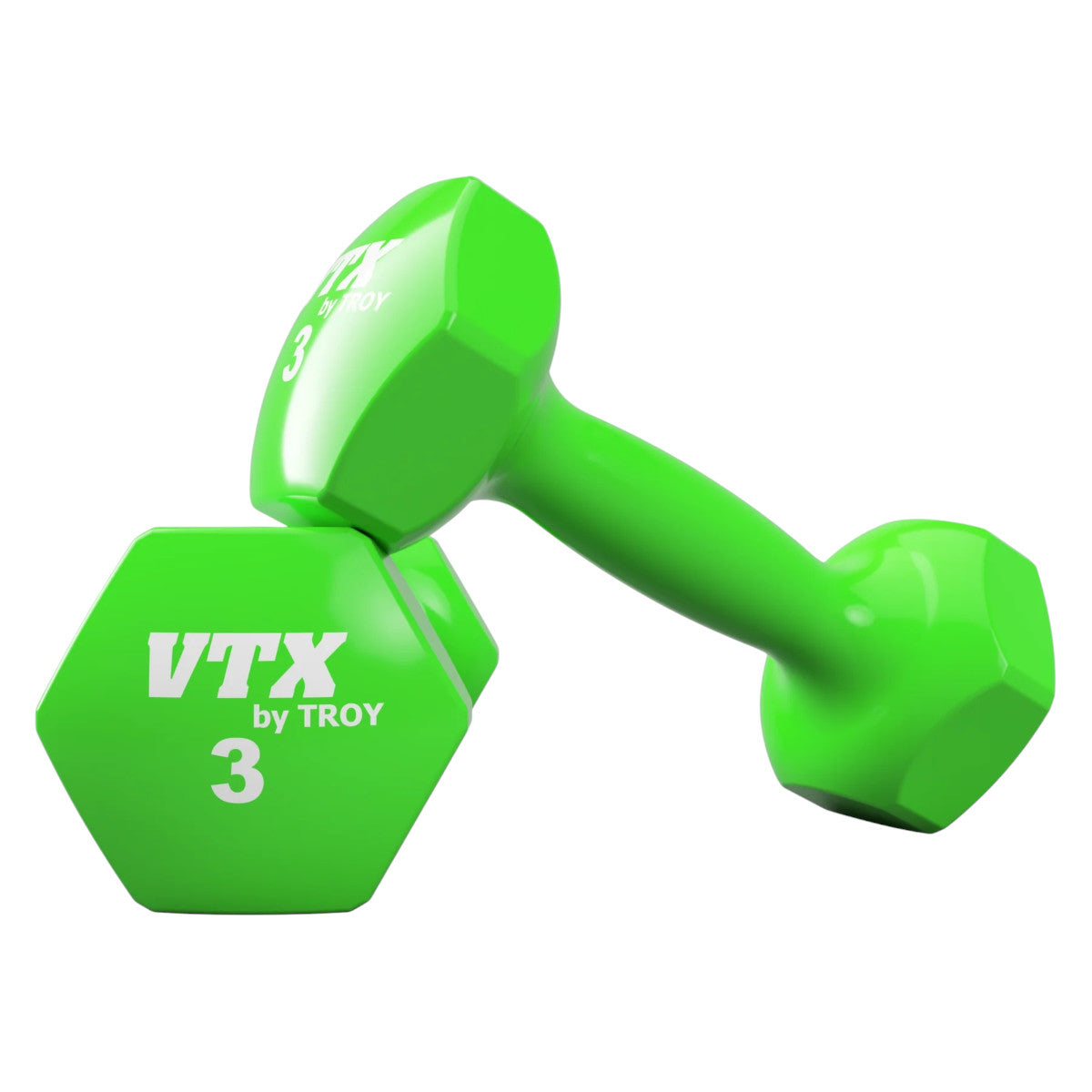 Troy Barbell VD-003 Vinyl 3 lb Dumbbell.
