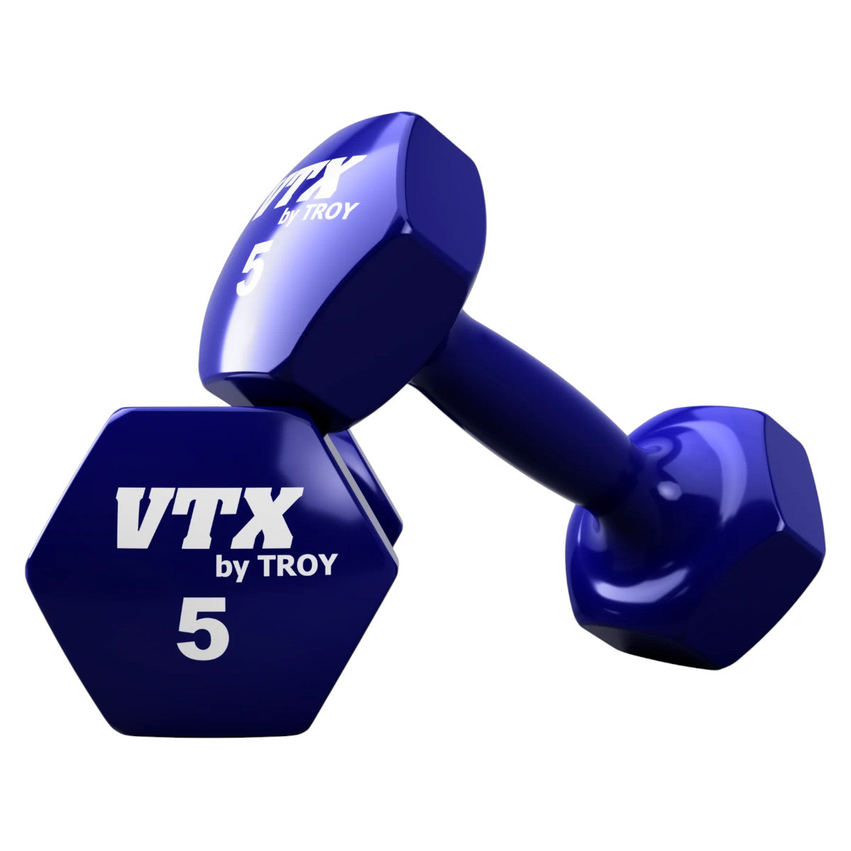 Troy Barbell VD-005 Vinyl 5 lb Dumbbell.