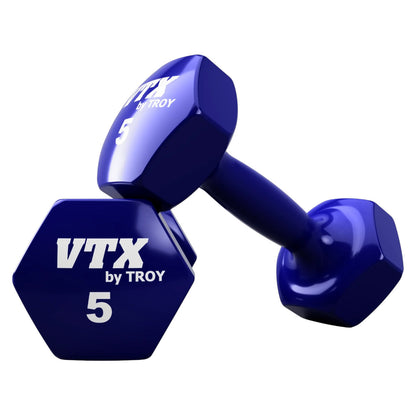 Troy Barbell VD-005 Vinyl 5 lb Dumbbell.