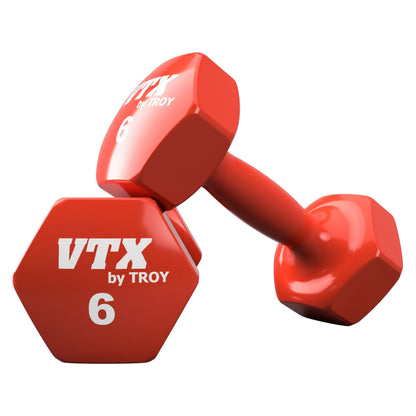 Troy Barbell VD-006 Vinyl 6 lb Dumbbell.