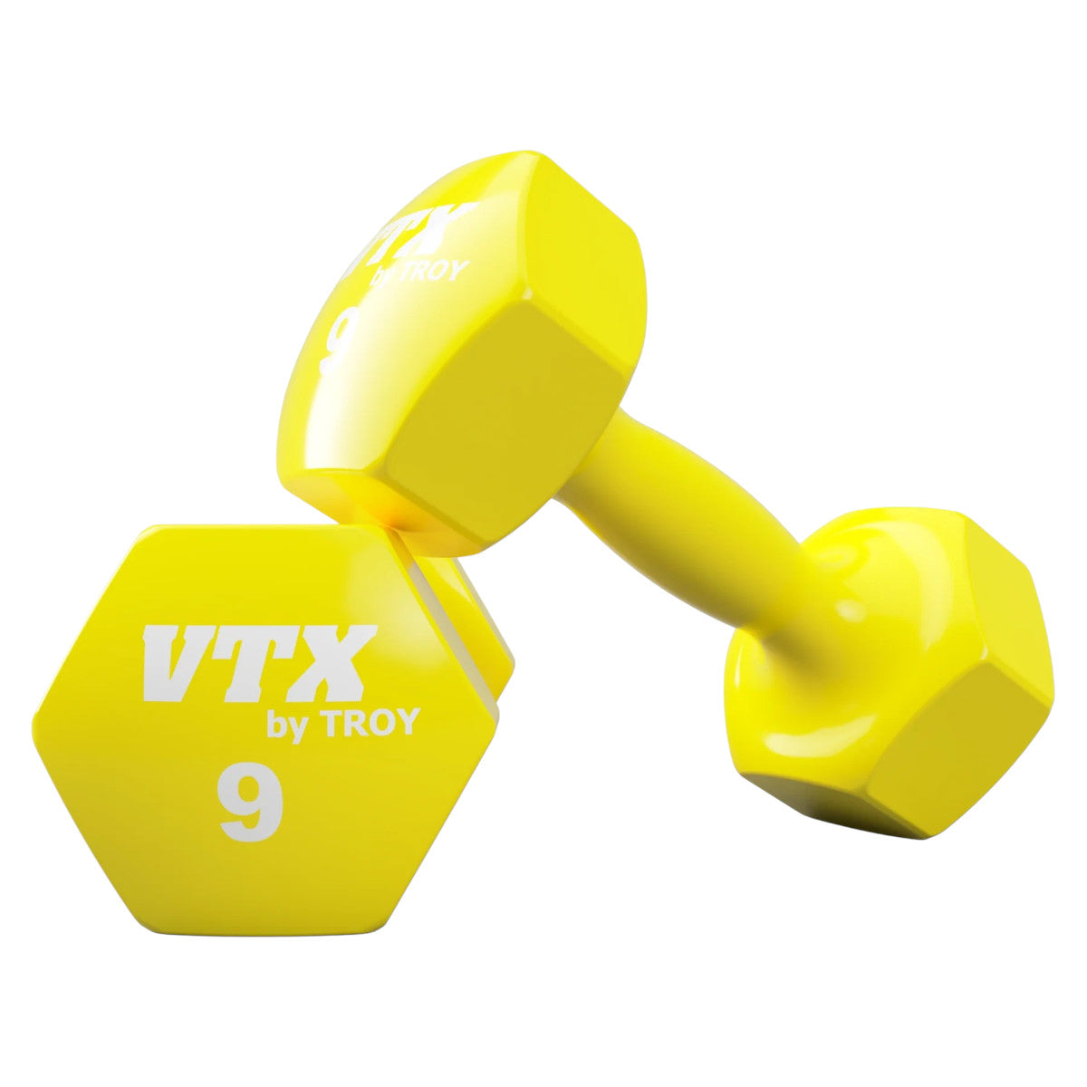 Troy Barbell VD-009 Vinyl 9 lb Dumbbell.