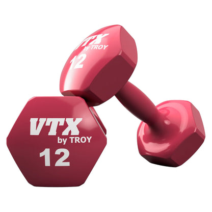 Troy Barbell VTX VD Premium Vinyl Dumbbells - (Sold in Pairs)