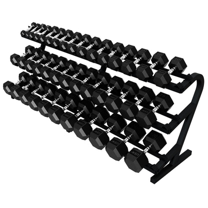 Troy Barbell USA Sports VERTPAC-HDR100 Rubber Encased Dumbbell Package.