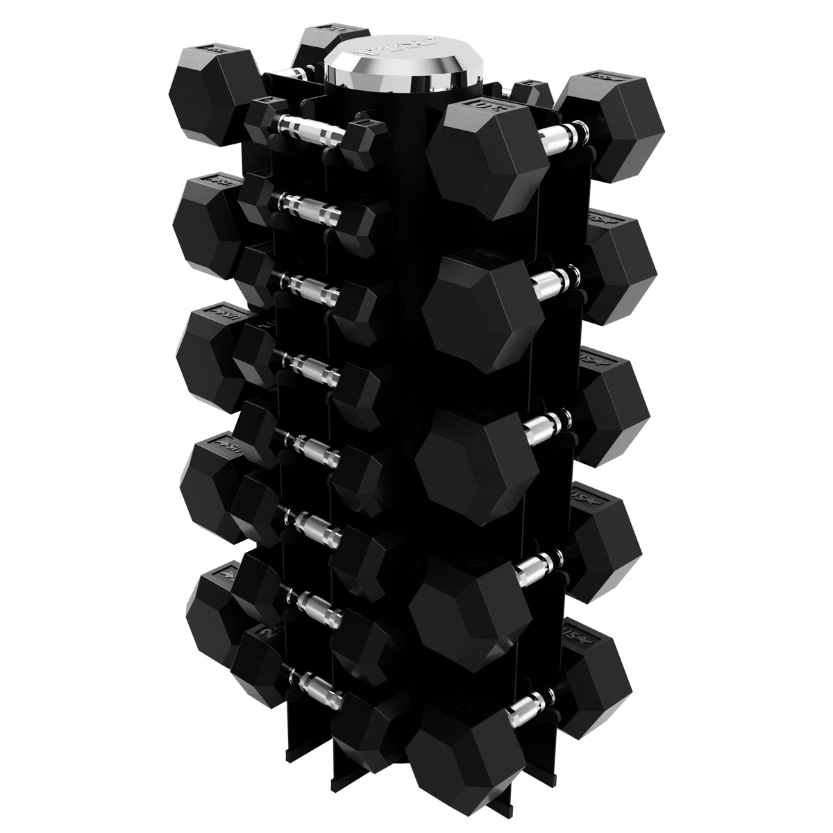 Troy Barbell USA Sports VERTPAC-HDR50G Rubber Encased Dumbbell Package.