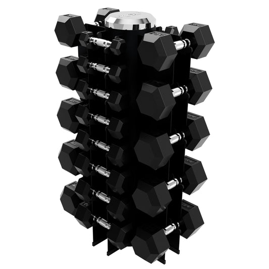 Troy Barbell USA Sports VERTPAC-HDR50G Rubber Encased Dumbbell Package.