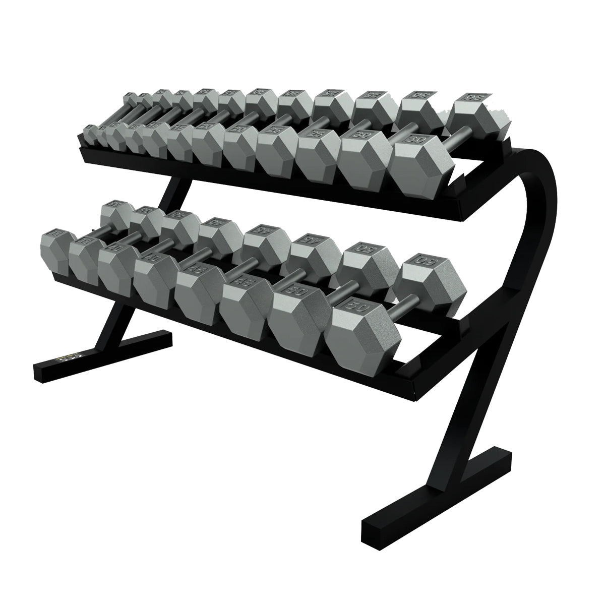 Troy Barbell USA Sports VERTPAC-IHD50 IHD Iron Hex Dumbbell Package.
